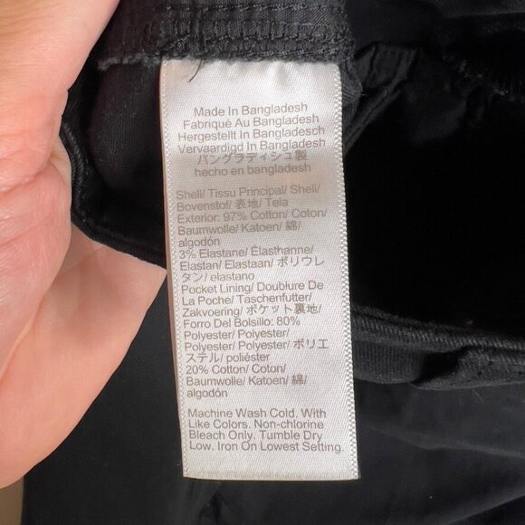 J.Crew $80 Petite Girlfriend Chino Pant Black Size P6 AD217 - Picture 10 of 10